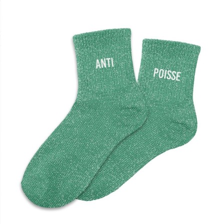 Chaussettes paillettes duo anti poisse
