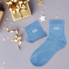 Chaussettes Paillettes Peste bleu