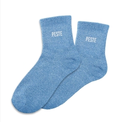 Chaussettes Paillettes Peste bleu