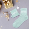 Chaussettes Paillettes Ambitieuse bleu ciel