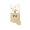 Chaussettes Paillettes Relou beige