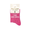 Chaussettes Paillettes Team Casse-Couille fuschia