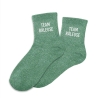 Chaussettes Paillettes Team Raleuse vert