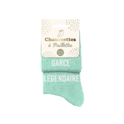 Chaussettes Paillettes Duo...