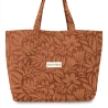 Sac Cabas Velours Cotele Motifs Good Vibes