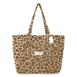 SAC CABAS VELOURS COTELE...