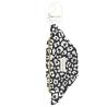 Sac Banane Velours Cotele Motifs Léopard blanc Bella Vita