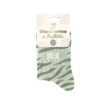 Chaussettes Paillettes Jolie zebre vert