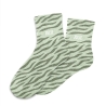 Chaussettes Paillettes Jolie zebre vert