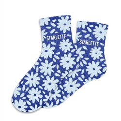 Chaussettes Paillettes Starlette bleu