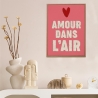 Toile Tuftee Amour Dans L Air