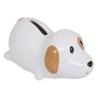 Tirelire chien Scott long 15 cm céramique
