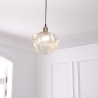 Suspension Phylas diam 37,5 cm verre transparent