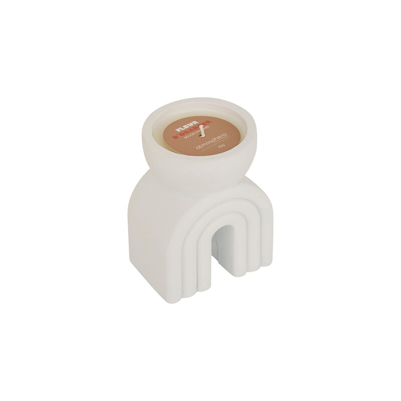 BOUGIE PARFUMEE CIMENT FLOW FLEUR D'ORANGER 70G