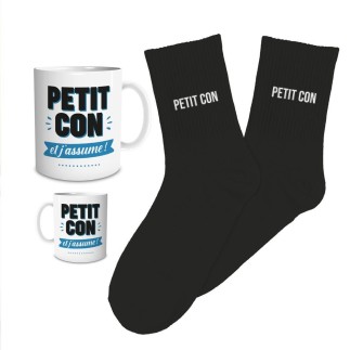 Coffret mug chaussettes petit con