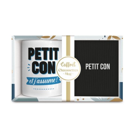 Coffret mug chaussettes petit con