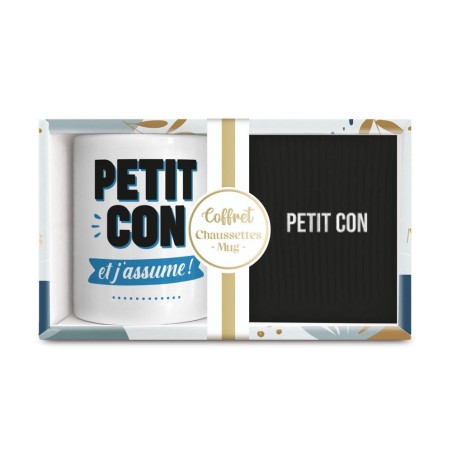 Coffret mug chaussettes petit con