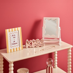 ARMOIRE BIJOUX BOIS CHERI H22 BLANC