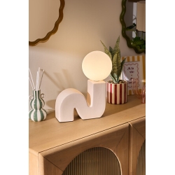 Lampe Sibil haut 35,5 cm argile