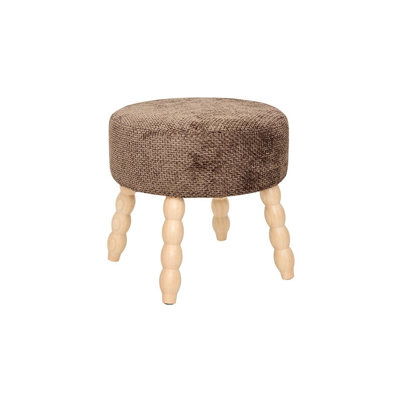 Tabouret d'appoint Spolo chenille tonka