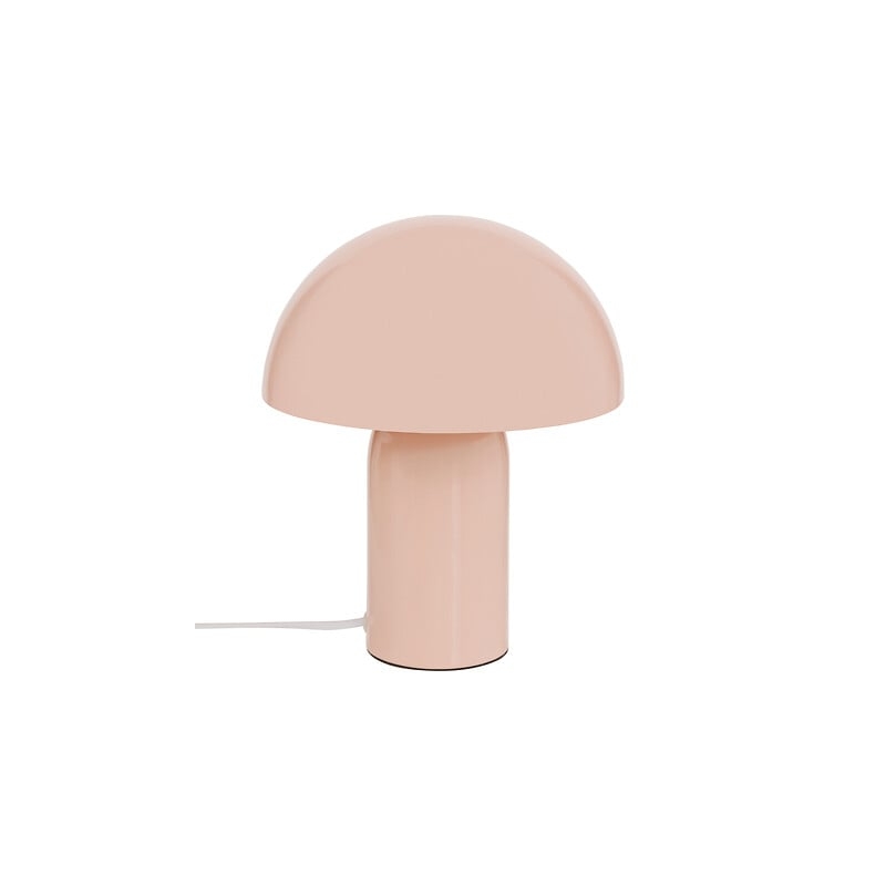 Lampe champignon Lito haut 24,5 cm métal pêche