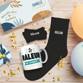 Coffret mug chaussettes raleur