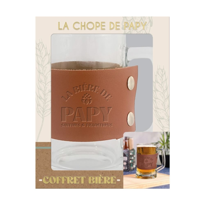 Chope a biere de papy