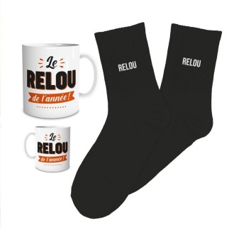 Coffret mug chaussettes relou