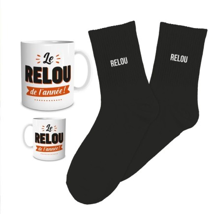 Coffret mug chaussettes relou
