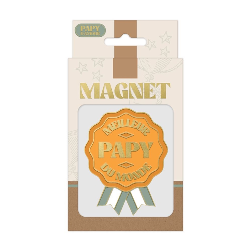 Magnet meilleur papy du monde