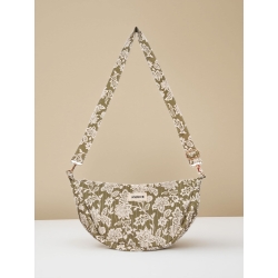 Sac banane demi-lune coton vert