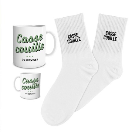 Coffret mug chaussettes casse-couille