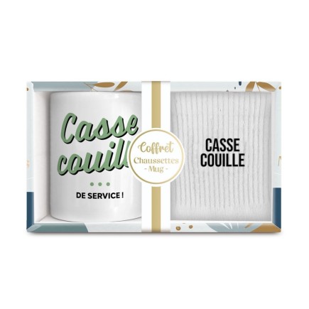 Coffret mug chaussettes casse-couille