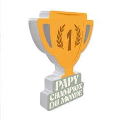 Papy champion du monde deco bois