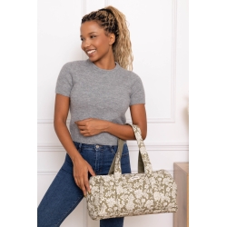 Sac polochon coton AMOUR vert