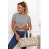 Sac polochon coton AMOUR vert