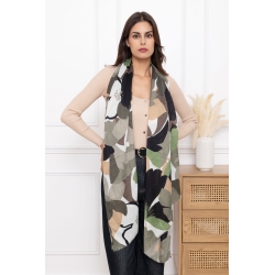 Foulard imprimé fleurs...