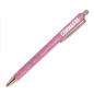 Stylo paillettes rose connasse