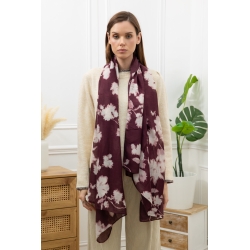 Foulard imprimé fleurs...