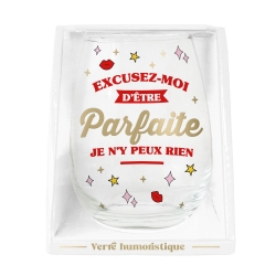 Verre rond parfaite