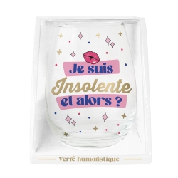 Verre rond insolente