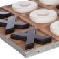 Jeu de morpion Issac 35 x 35 cm bois