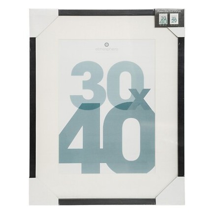 Cadre photo Manu 30x40cm noir