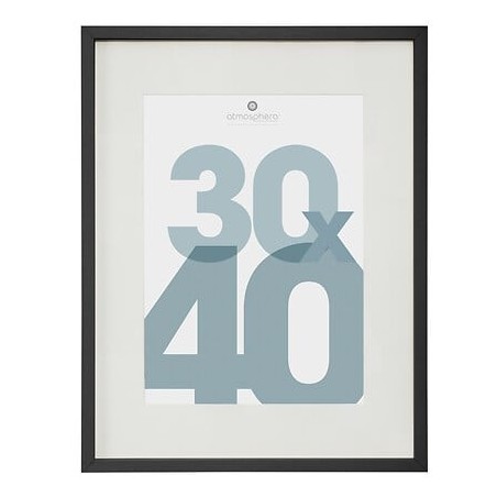 Cadre photo Manu 30x40cm noir