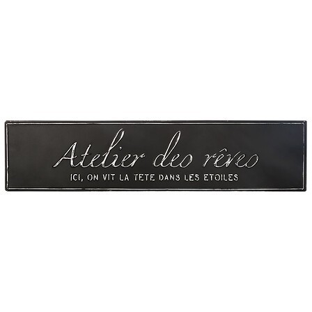 Déco murale Atelier des rêves métal