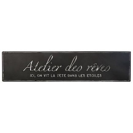 Déco murale Atelier des rêves métal