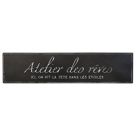 Déco murale Atelier des rêves métal