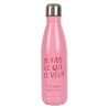 COFFRET BOUTEILLE ISOTHERME 50CL JE FAIS CE QUE JE VEUX GIRL POWER