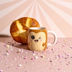 MUG PERSONNAGE RELIEF KAWAII TARTINE