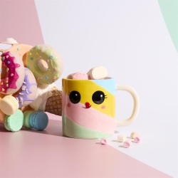 MUG PERSONNAGE RELIEF KAWAII CHAMALLOW